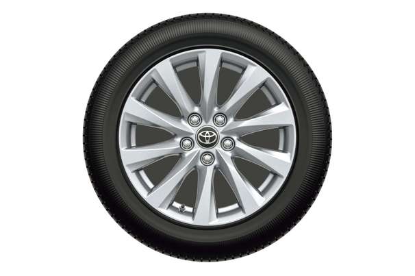 タイヤ&ホイール 215/55R17タイヤ&17×7?Jアルミホイール(シルバー塗装/センターオーナメント付)
