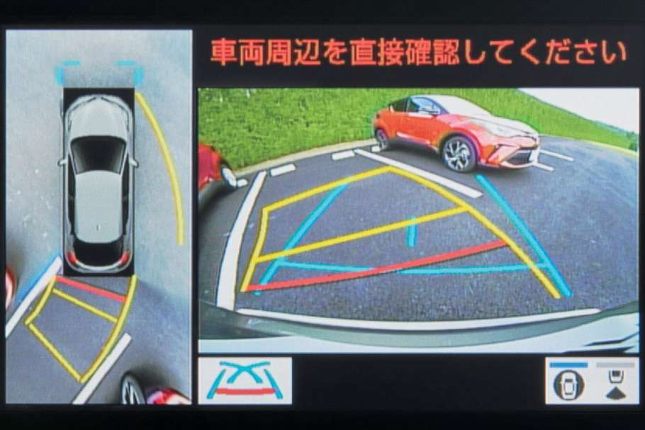 パノラミックビューモニター 画面