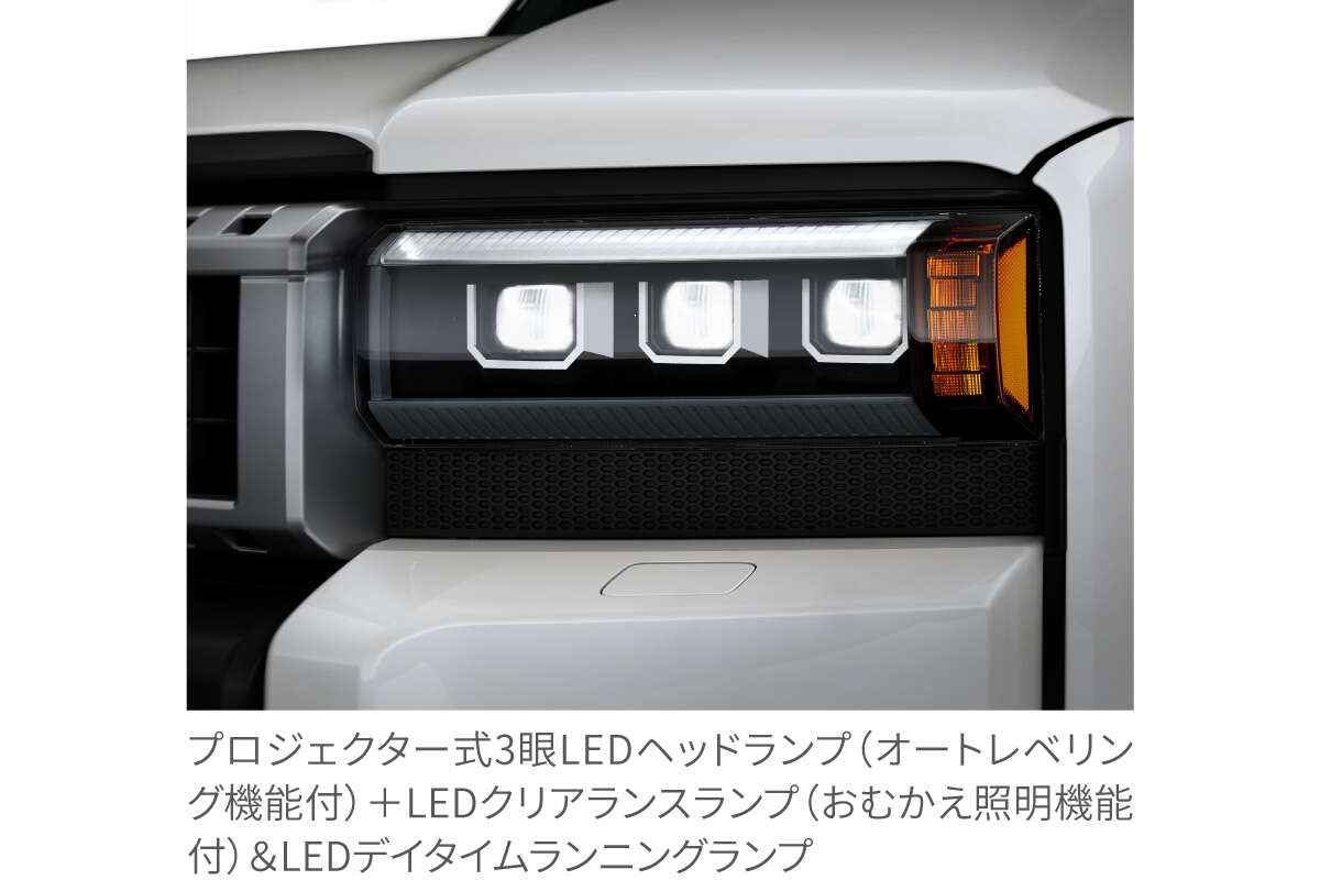 ランクル250VX 純正 リフレクター式3眼LEDヘッドランプ 未使用