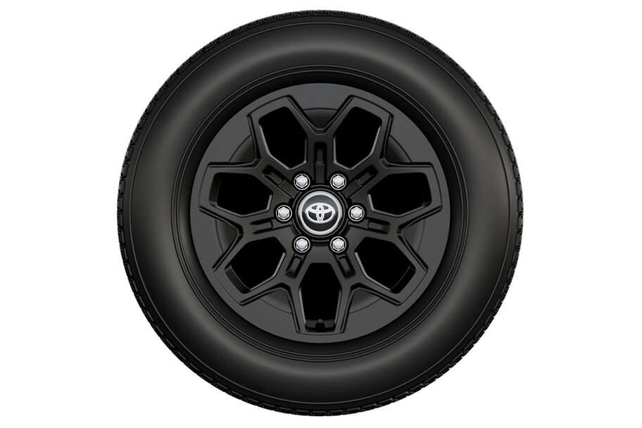 265/60R18タイヤ＆18×7_Jアルミホイール（マットグレー/センターオーナメント付）