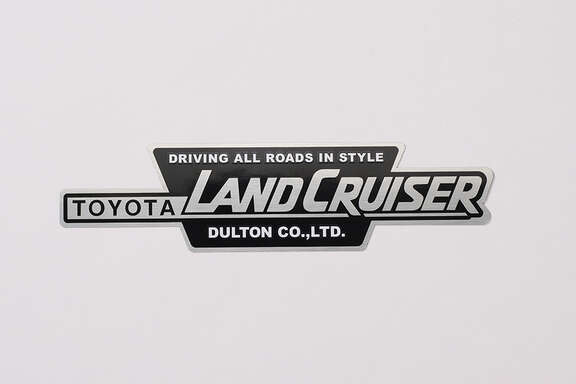LAND-CRUISER×DULTON-STAINLESS-STICKER