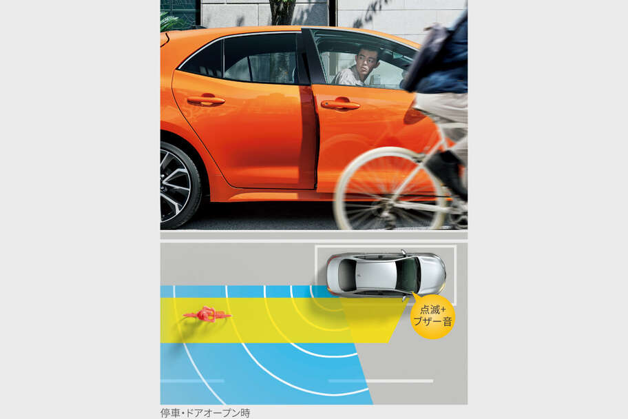 カローラスポーツ 安心降車アシスト